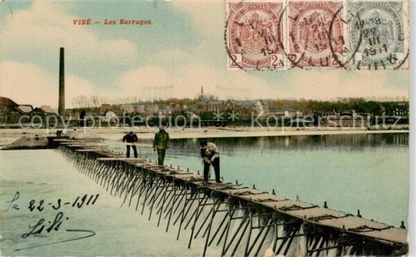 Vise Belgie Les barrages
