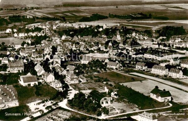 Simmern Hunsrueck Original Fliegeraufnahme