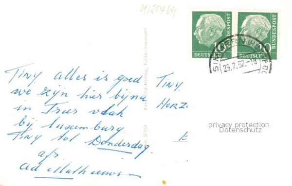 Simmern Hunsrueck Original Fliegeraufnahme – Bild 2