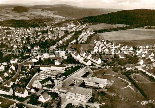 Northeim Fliegeraufnahme mit Kreiskrankenhaus