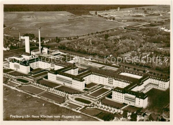 Freiburg Breisgau Neue Kliniken Fliegeraufnahme