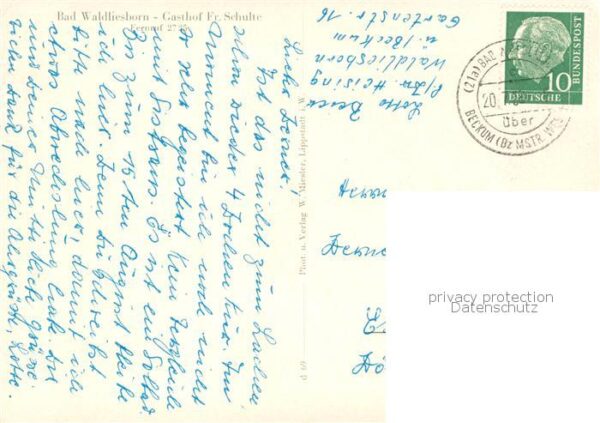 Bad Waldliesborn Gasthof Fr Schulte Bar Gastraum – Bild 2
