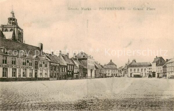 Poperinghe Poperinge Belgie Grand Place