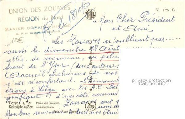 Koksijde Belgie Zouavenplaats – Bild 2