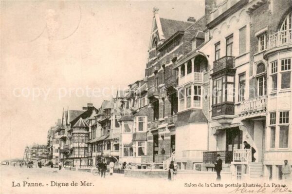 La Panne  De Panne Belgie Digue de Mer
