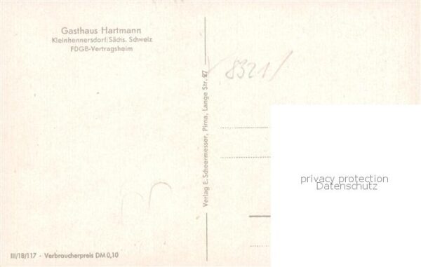 Kleinhennersdorf Gasthaus Hartmann – Bild 2
