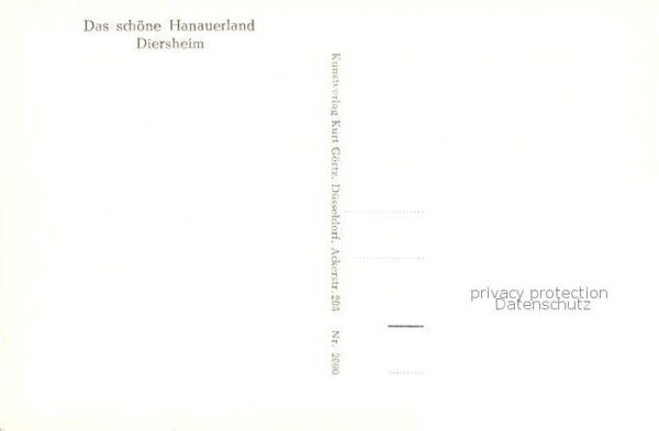 Diersheim Rheinau Ortsmotiv mit Kirche – Bild 2