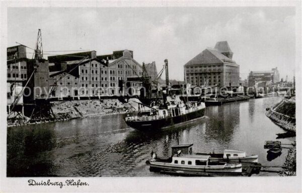 Duisburg  Ruhr Hafen Binnenschiffahrt