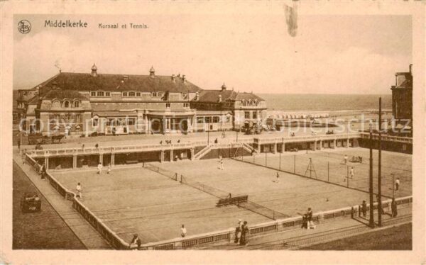 Middelkerke Belgie Kursaal et Tennis
