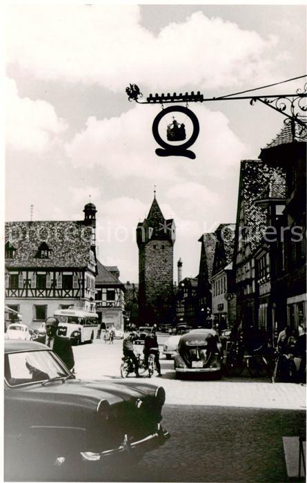 Herzogenaurach Motiv Innenstadt Turm Tuerschild
