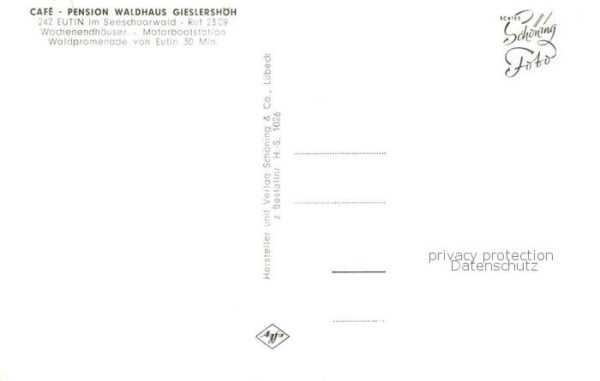 Eutin Cafe Pension Waldhaus Gieslershoeh Wochenendhaeuser – Bild 2