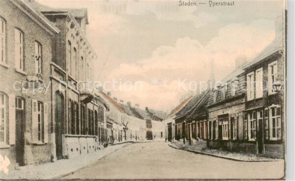 Staden  West-Vlaanderen Belgie Yperstraat