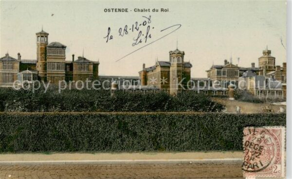 Ostende Oostende West-Vlaanderen Belgie Chalet du Roi