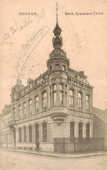 Iseghem Izegem West-Vlaanderen Belgie Bank Roeselare-Thiel