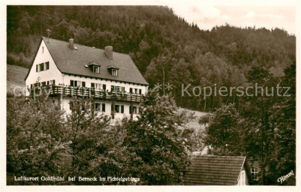Goldmuehl Fichtelgebirge Bad Berneck Gasthof Pension Schwarzes Ross