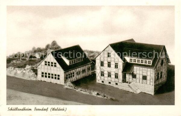 Berndorf Waldeck Schullandheim Modelle Kupfertiefdruck