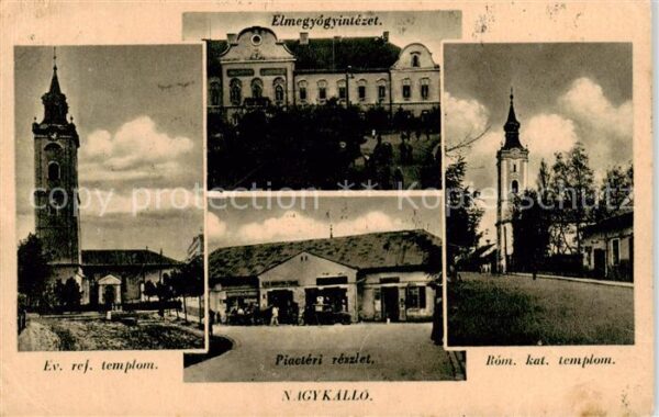 Nagykallo HU Templon Elmegyogyintezet Piacteri reszlet