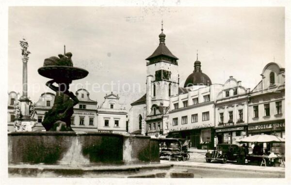 Nemecky-Brod Havlickuv Brod Deutsch-Brod CZ Namesti Zentrum Platz Brunnen