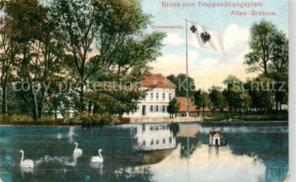 Alten-Grabow Truppenuebungsplatz Commandantur Schwanenteich