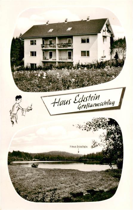 Grossarmschlag Grafenau Haus Eckstein Gaestehaus Pension Natur Teich