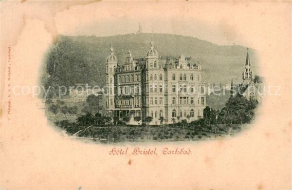 Carlsbad Karlsbad Eger Karlovy Vary Hotel Bristol