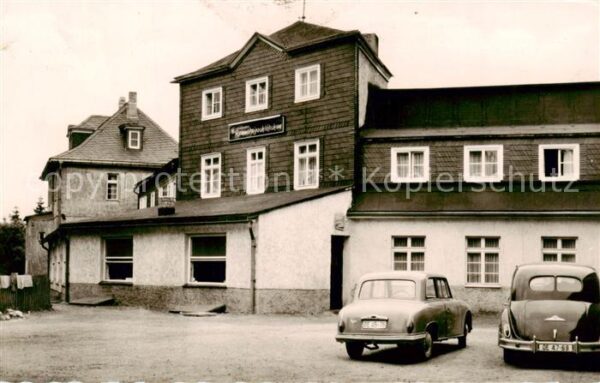 Ernstthal Rennsteig FDGB Erholungsheim Rennsteigschloesschen Sommerfrische Winte