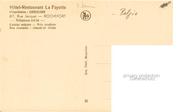 Rochefort  Belgie Hôtel Restaurant La Fayette – Bild 2