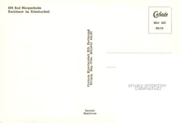 Bad Mergentheim Kurhaeuser im Erlenbachtal – Bild 2