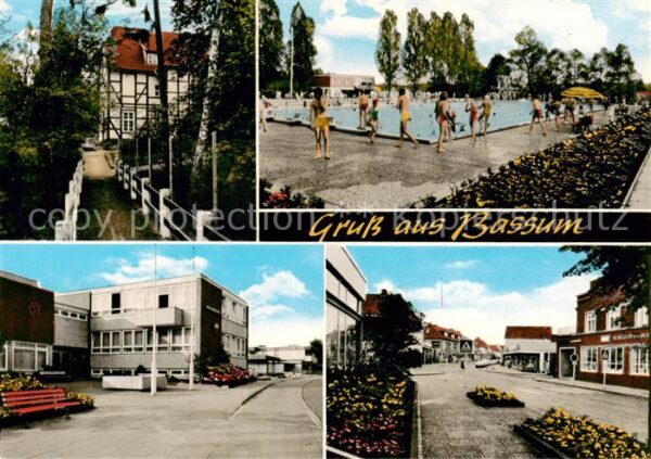 Bassum Teilansichten Freibad