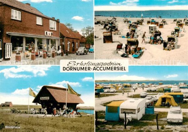 Dornumer Accumersiel A & O Ladengeschaeft Strand Bootshaus Campingplatz