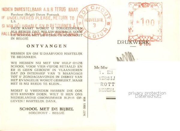 Boechout Belgie School met de Bijbel – Bild 2