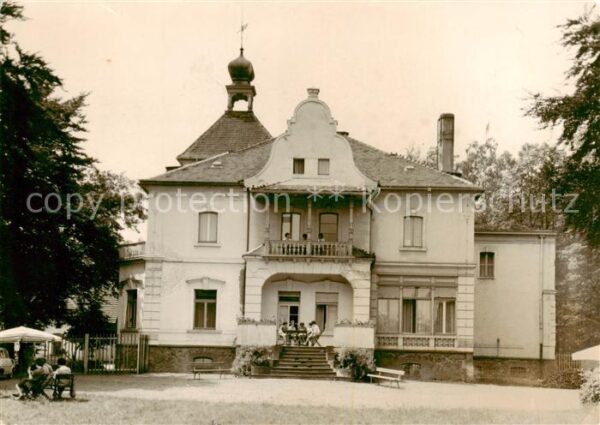 Zeititz Bennewitz Schwangeren-Erholungsheim Clara Zetkin Handabzug