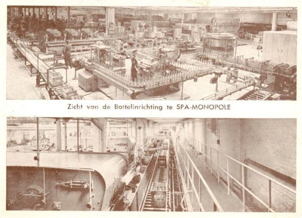 Spa Belgium Zicht van de Bottelinrichting