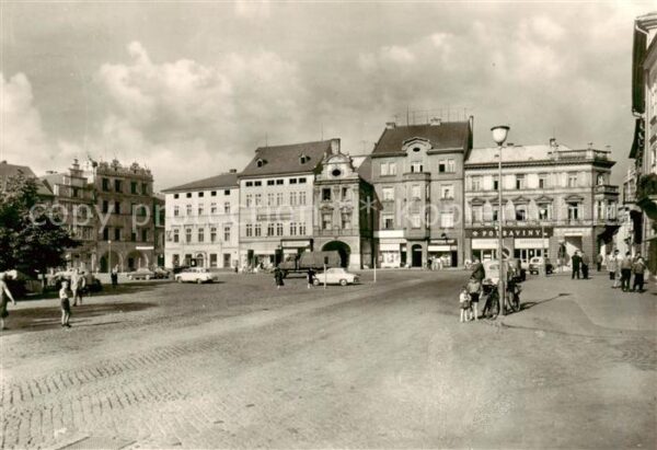 Litomerice Leitmeritz Nordboehmen CZ Mirove namesti