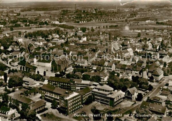 Dorsten Teilansicht mit St. Elisabeth Hospital