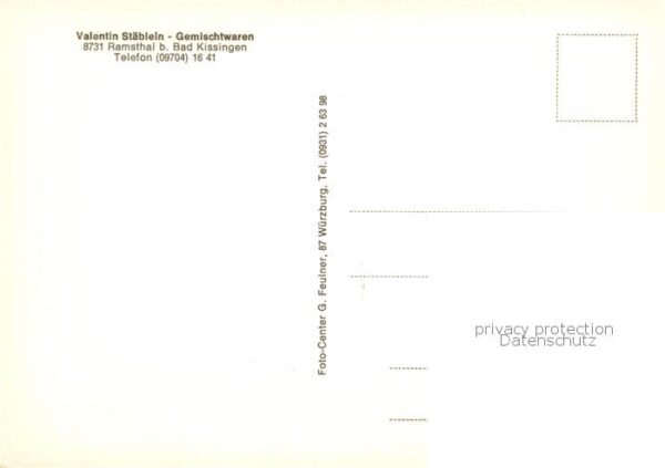Ramsthal Valentin Staeblein Gemischtwaren Panorama – Bild 2