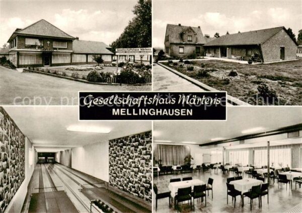 Mellinghausen Gesellschaftshaus Karl Maertens Gaststaette Saal Kegelbahn