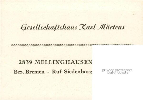 Mellinghausen Gesellschaftshaus Karl Maertens Gaststaette Saal Kegelbahn – Bild 2