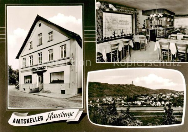 Porta Westfalica Gasthaus Amtskeller Hausberge Panorama