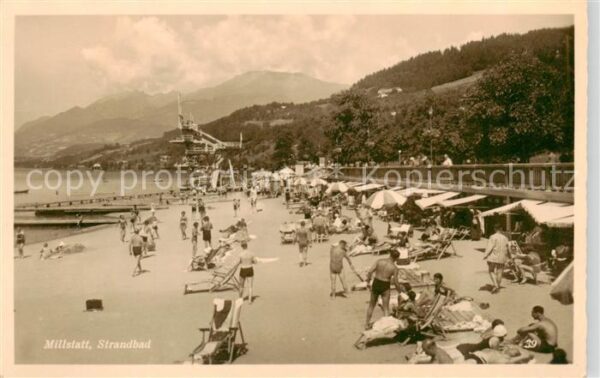 Millstatt Millstaettersee Kaernten AT Strandbad