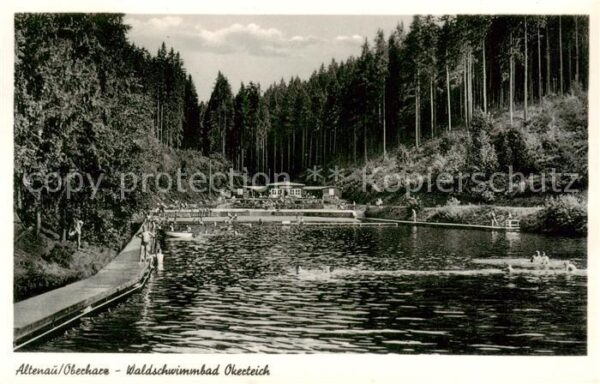 Altenau Harz Waldschwimmbad Okerteich