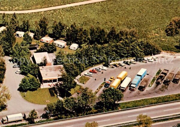 Burgau  Mindel Schwaben Guenzburg Autobahntankstelle mit Erfrischungsdienst Flie