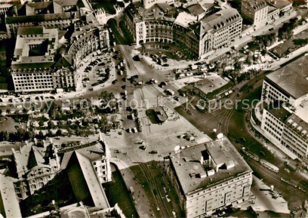 Muenchen Stachus Karlsplatz Fliegeraufnahme
