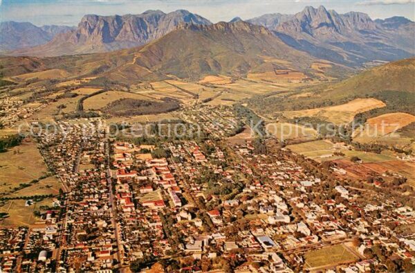 Stellenbosch South-Africa Banhoek and Jonkershoek Mountains