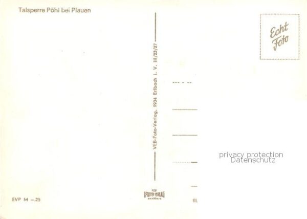 Plauen  Vogtland Talsperre Poehl – Bild 2