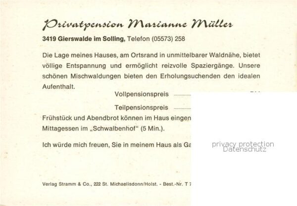 Gierswalde Privatpension Marianne Mueller – Bild 2