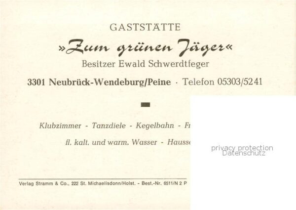 Neubrueck Braunschweig Gasthaus Zum gruenen Jaeger – Bild 2