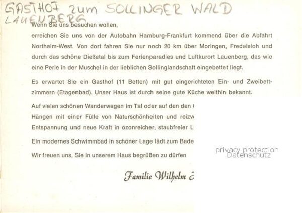 Lauenberg Solling Gasthof Zum Sollinger Wald Panorama Gastraeume Bar – Bild 2