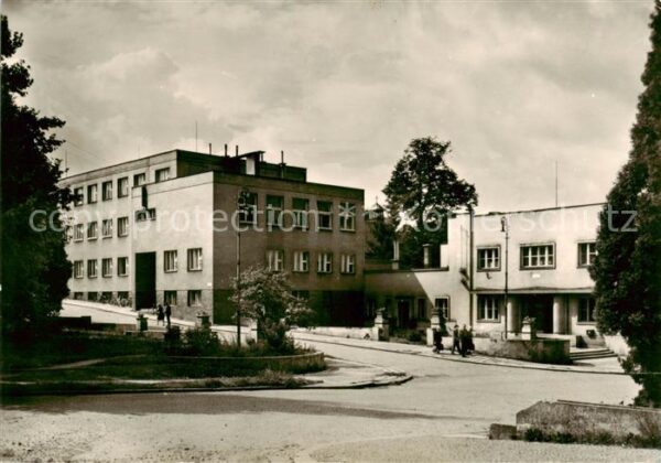 Kostelec nad Orlici Adlerkosteletz CZ Budova Jednoty LSD a posty