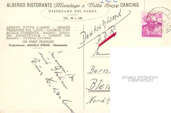 Desenzano  del Garda Albergo Ristorante Miralago e Villa Zuzy Dancing – Bild 2